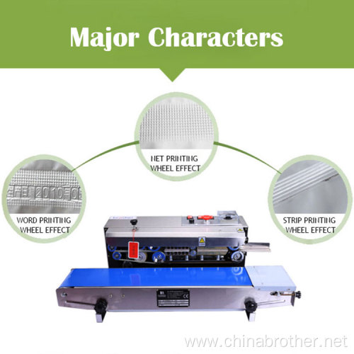 continuous band sealer ,Plastic Pouch Heat Sealing Machine